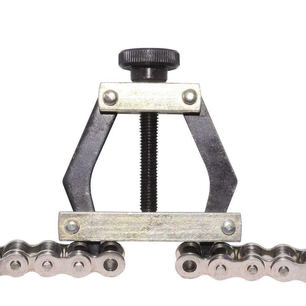 AZSSMUK #25#35#41#40#50#60 415H,428H, 520,530 Roller Chain Connecting Puller Holder for Motorcycle Bicycle Go Kart ATV Chains Replacement