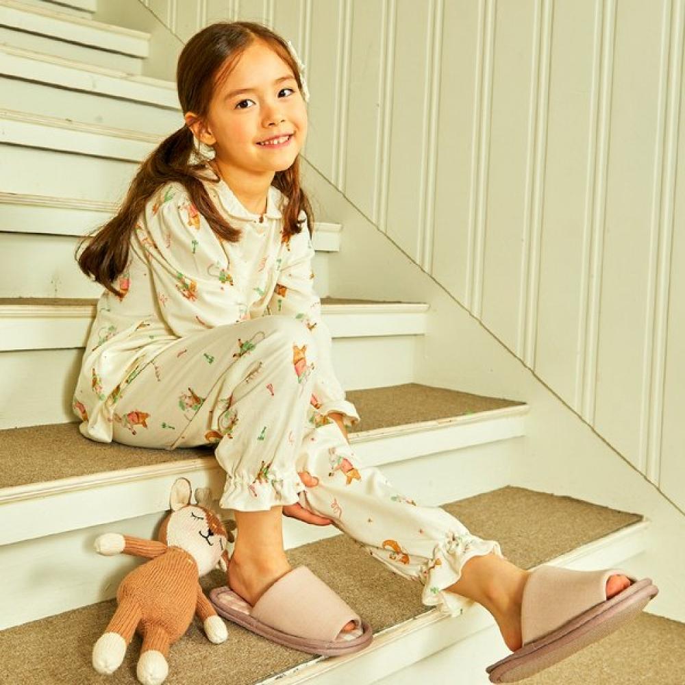 Organicmom Girls Long Sleeve Pajamas Mifssw07 No. 100