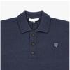 MaiSon KitSune Bold Fox Head Patch Polo Men S Knit Om00202kt1099