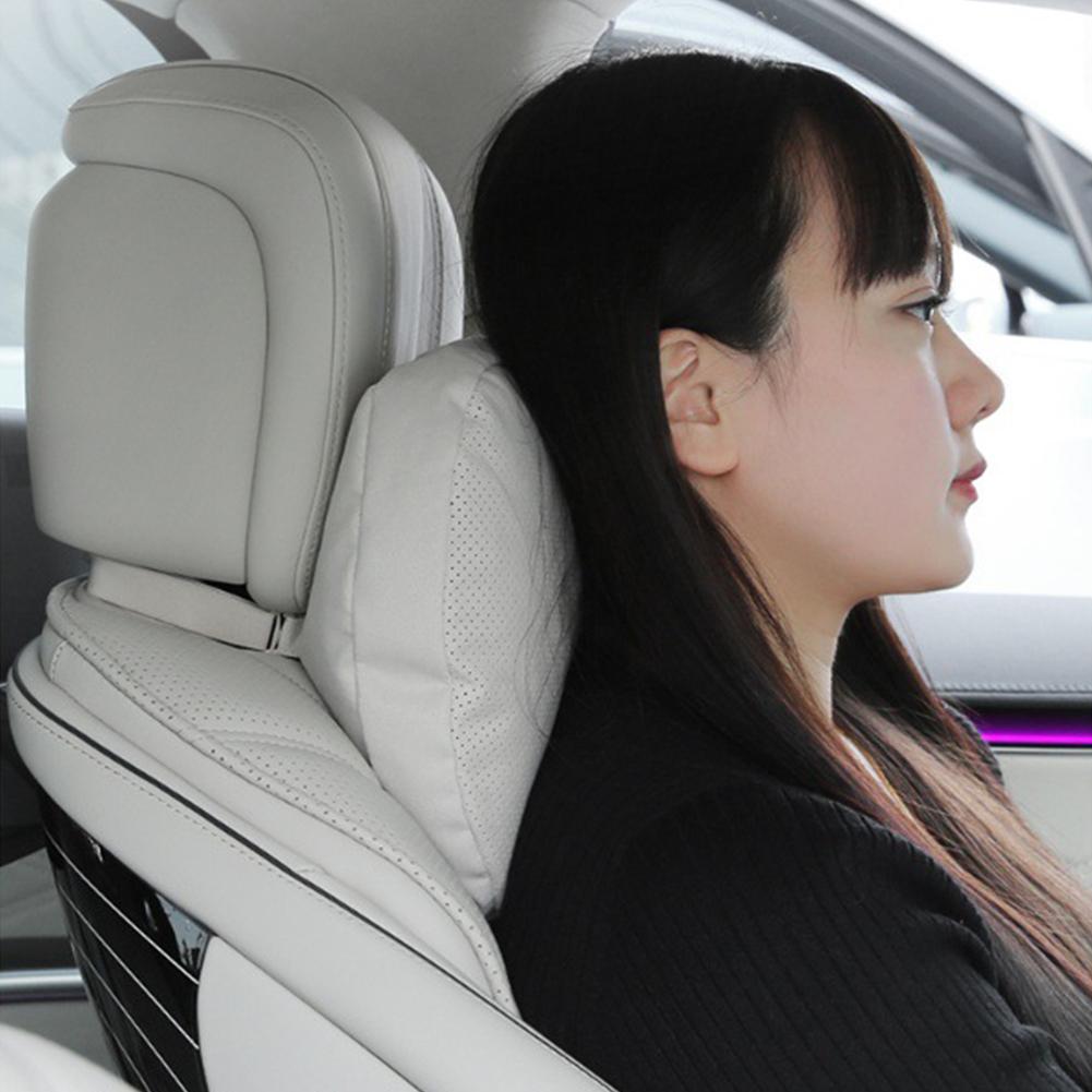 Car Backrest Cushion for Tesla Y Lumbar Support Pillow Neck Support Headrest Pad Comfortable Car Seat Accessories N1B2
