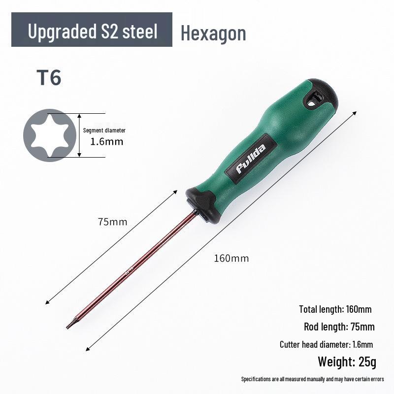 Σετ κατσαβιδιών Torx και Εξάγωνων: T8, T10, T15, T20, T25, T30