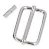 50pcs Silver Tri-Glide Buckle Rectangle Shape Adjustable Strap Buckle  For Fasteners