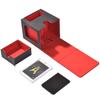 Commander Card Deck Box - Display Box Divider Deck Case | Card Storage Display Box with Dividers | PU Leather Multi-Purpose Collecting Large Capacity