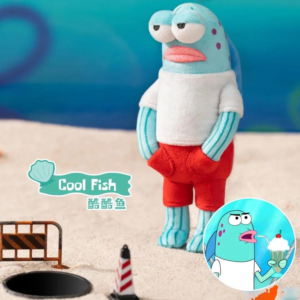 Residents of Beachburg Plush Toys Passerby Fish Lying Flat Fish Small Hanging Decorations Toys