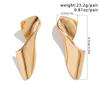 Vintage Metal Irregular Twisted Stud Earring for Women Trend Gold Color Geometric Piercing Earring Jewelry Accessories 2026 New