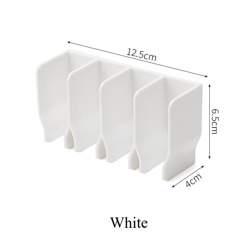 

Стойка для хранения крема для рук, многосекционная коробка для сортировки косметики, держатель для очищающего средства для лица, большой емкости, органайзер для ванной комнаты белый