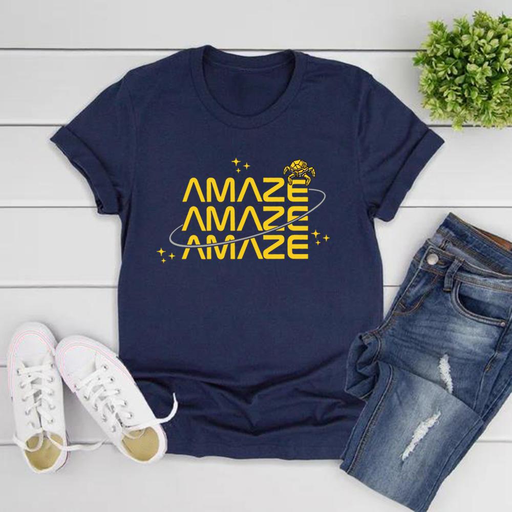 Amaze Amaze Amaze T-Shirt Project Hail Mary Rocky Shirt Unisex Graphic T Shirts Short Sleeve Casual Tshirt Tops Book Lovers Gift