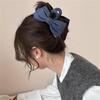 Eye Catching Hair Bows Clip Soft Jeans Fabric Hairpin Fashion Barrettes Hair Ornament For Girls Adults Hairstyling