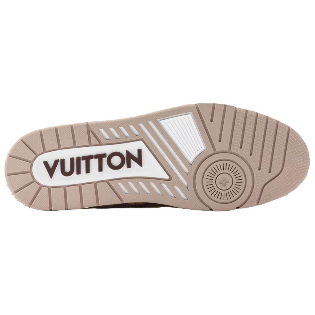 Louis Vuitton Low Top Skateboard Shoes Men's Brown 1AIN08