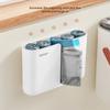 Kitchen Waste Bag Storage Wonder, Plastic Bag Storage Box, Wall-mounted Collector, Placement Box, Non-drilling Storage Rack
