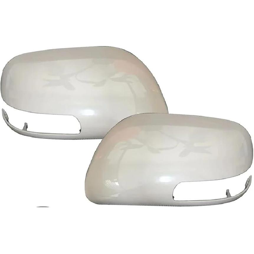 Wing Mirror Cover 2Pcs for Toyota for Corolla Altis E150 2007 2008 2009 2010 2011 2012 2013 Rearview Mirror Cap Shell Cover Housing Wing Side Mirror