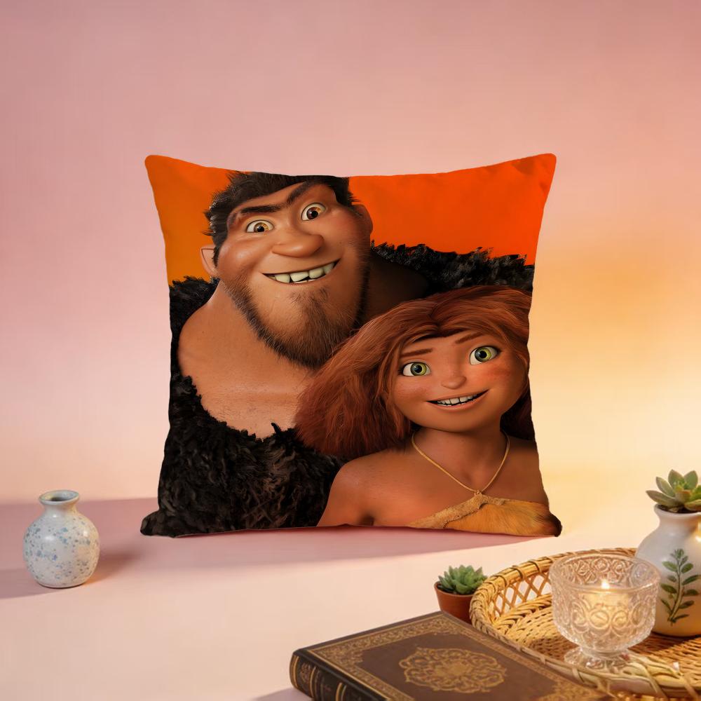Popular TThe Croodsable Cushion Cover Premium SkinFriendly Pillow Case MultiPurpose for Home Office Travel