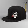 Hip Hop Style Printed Cotton Linen Baseball Cap Men Women - Flat Top Wide Brim Unisex