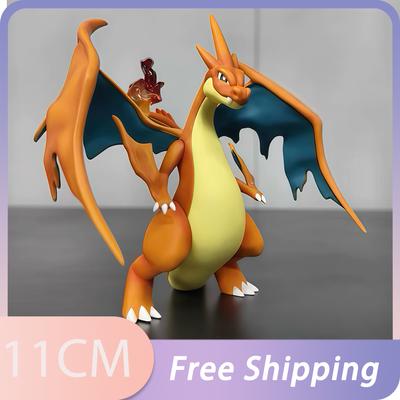 Yeni 11cm Anime Figürü Charizard Figürleri Dracaufeu Glurak Figürin Koleksiyon Süs Eşyası Özel Oyuncaklar Hediyeler Oda Dekorasyonu Model Oyuncaklar Hediyeler