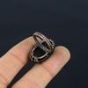 Tree Of Life Russian Chaorite Gemstone Copper Wire Wrapped Handmade Jewelry Ring For Wedding Gift All Size