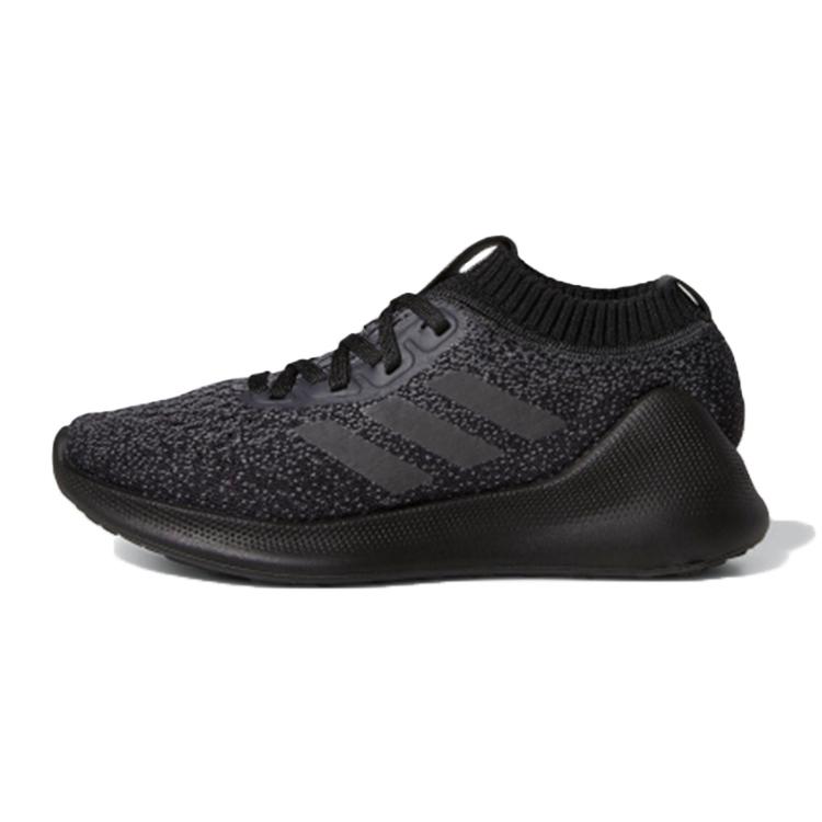 Adidas Purebounce+ Abrasion Resistant Breathable Low top Kids  Running Shoes Black Teenagers B76071 38⅔