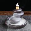 Backflow incense burner stone rockery, antique ceramic incense burner incense ware, new home indoor return incense burner