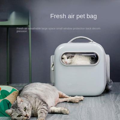 Cat and Dog Pet Bag Outdoor Travel Pet Backpack Cat Bag Transparent Breathable Convenient Pet Backpack