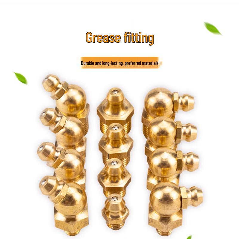 All Copper 90-Degree M8 Grease Nipples