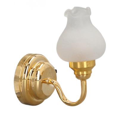 1:LED nástěnná lampa LED domeček pro panenky v měřítku 12