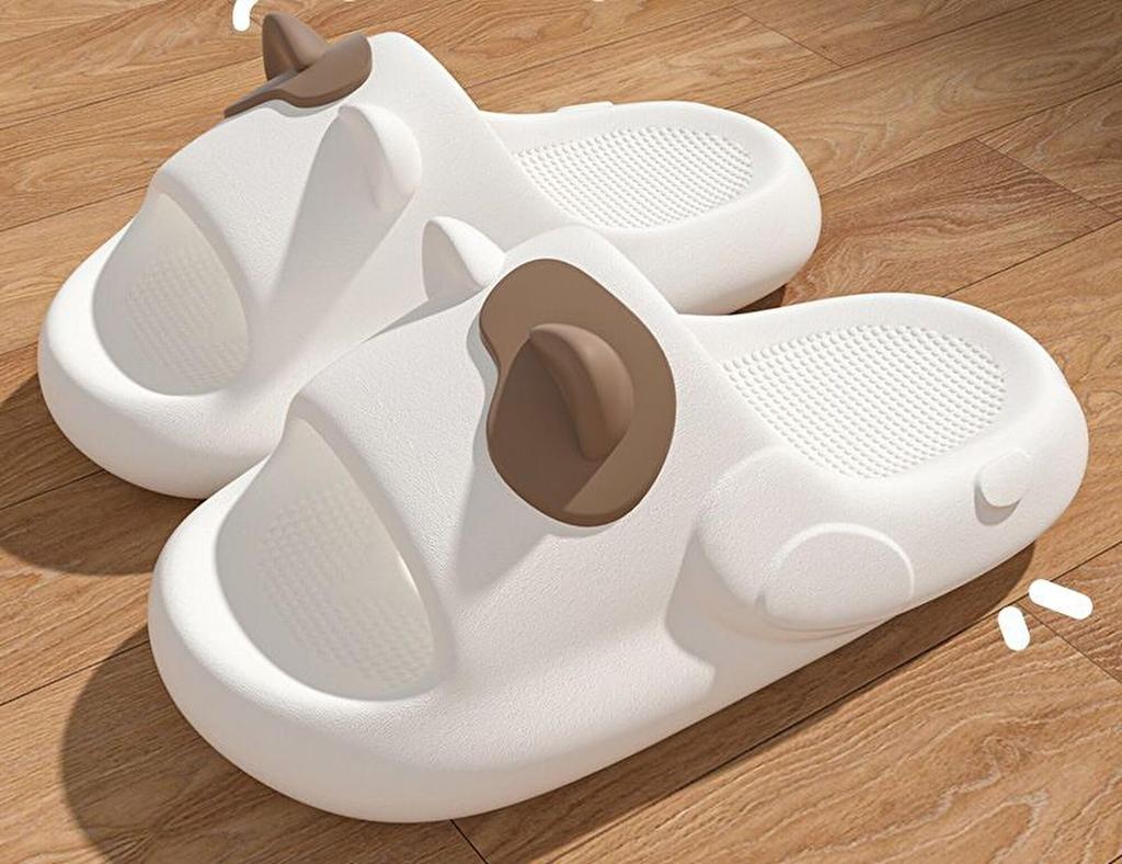 Pupule Holomua Platform Cat Room Cat Indoor Cute Japanese Shoe Women's Sandals/Slippers, Shoes, Shoes, Balcony, Toilet, (White, Sizes, Adult,