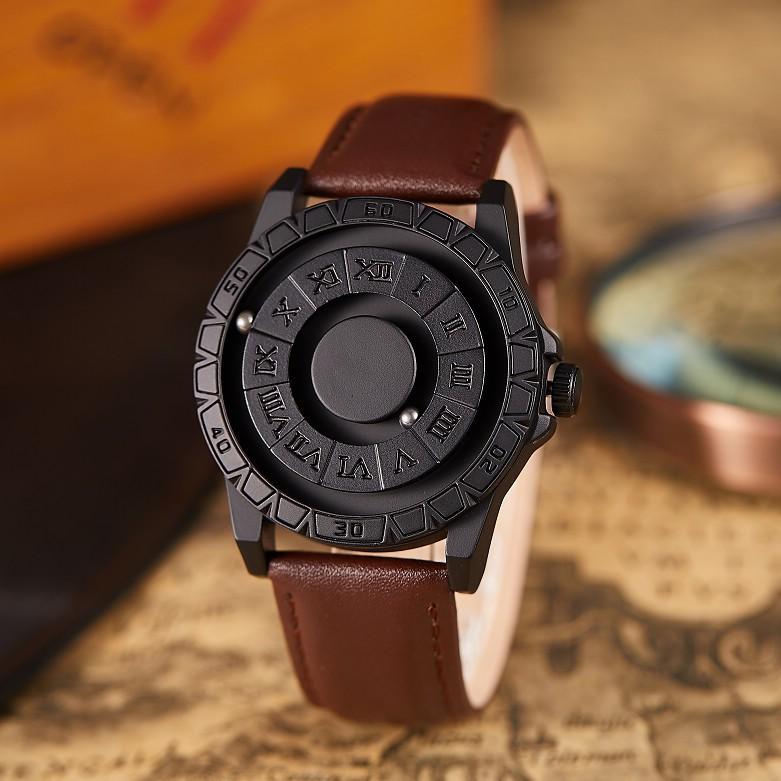 Black Technology Uhr Herren und Damen Neues Konzept Personalisierte Kreative Magnetische Aufhängung Wasserdichte Uhr Quarz Uhr