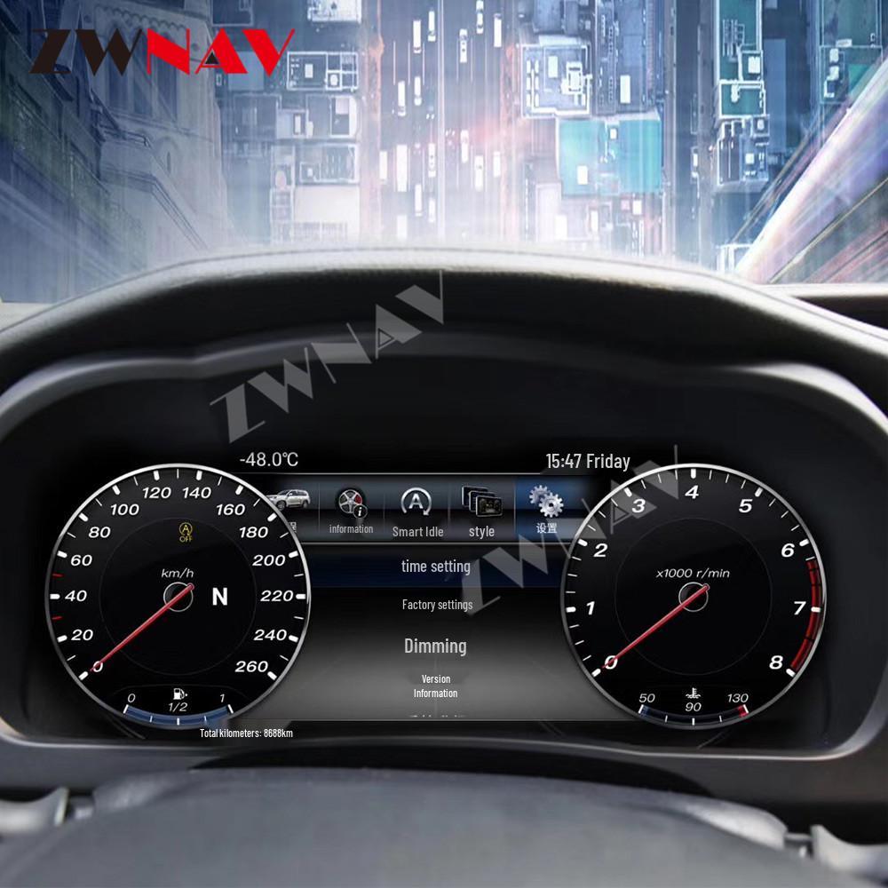 High-Definition LCD Instrument Panel for 2015-2019 Toyota Highlander Dashboard