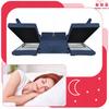 U-shaped Corner Sofa Bed, Extendable F. Savio Family Sleeping Furniture Navy Corduroy