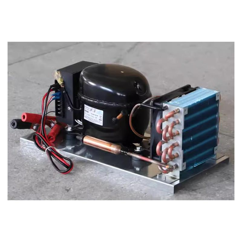 

BD25HC car refrigerator solar freezer marine refrigerator DC 12V24V DC compressor condenser With Thermostat