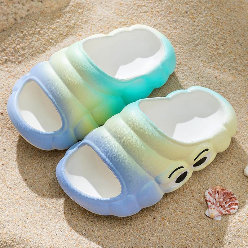 

Ощущение наступления дерьма. ЭВА классные тапочки постепенно меняют цвет. Летние нескользящие тапочки для дома и ванной. 34-35 (inner length 21.5cm)