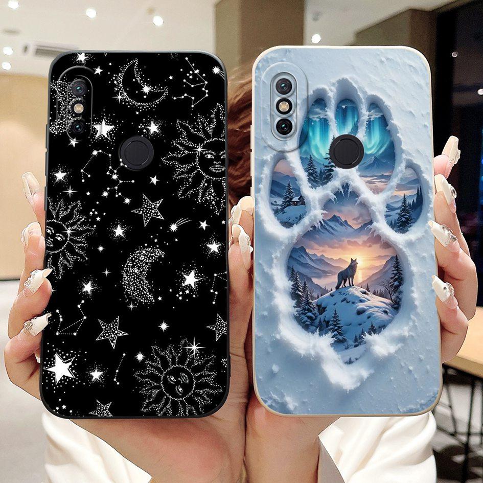 For Xiaomi Redmi Note 5 Pro Global Case Cute Fashion Cartoon Marble Soft Silicone Shockproof Cover For Redmi Note 5 Note5 Fundas
