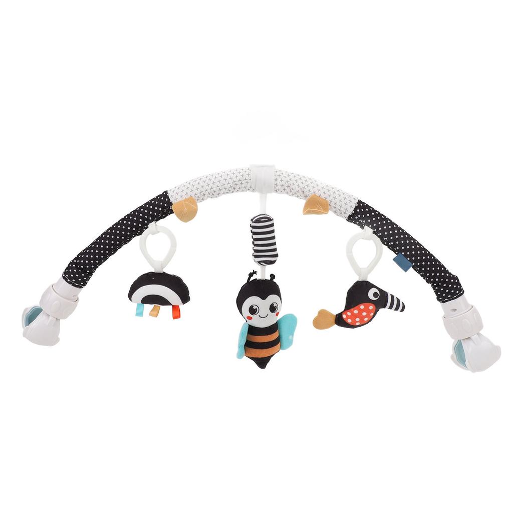 Clip On Arch Mobile Stimulating Baby Senses Developing Motor Skills Crib Bouncer Bassinet Toy for