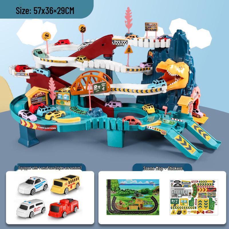 

LED Musical Lion King Adventure Track Car Toy