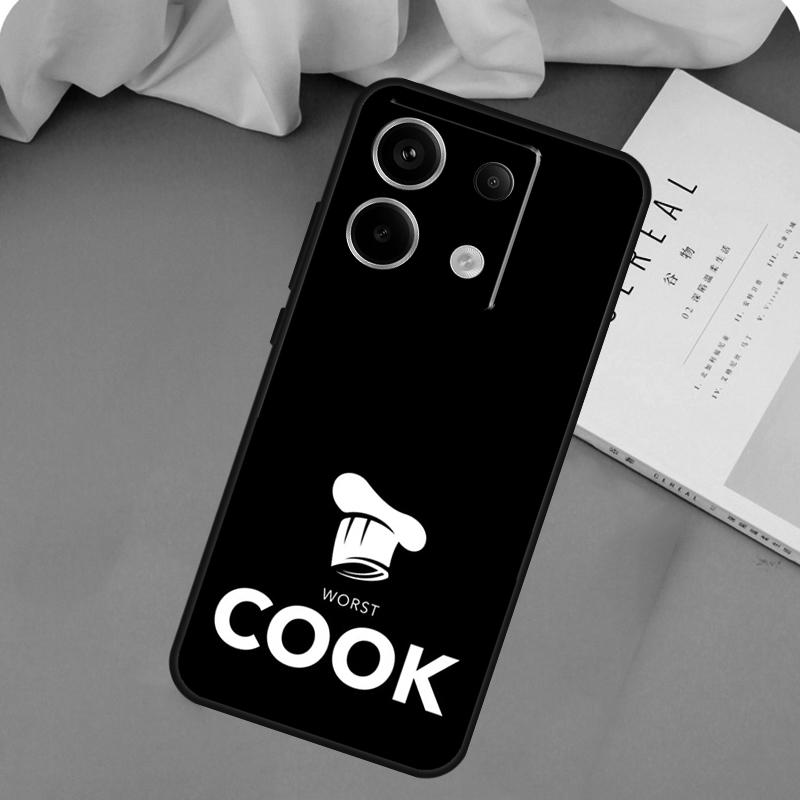 Etui Cook Chef do pieczenia dla Xiaomi Redmi Note 14 13 12 11 10 9 15 Pro Plus Redmi 14C 10C 12C 13C 15C 15 Pokrowiec