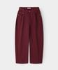 INDUST Barrel Fit Curved Wide Pants_Charcoal