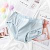 Summer Candy Color Japanese Style Mid-Waist Cotton Panties for Women