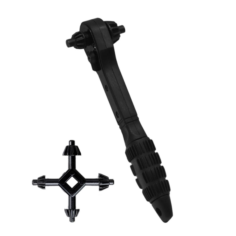 Drill Chuck Ratchet Spanner Reusable Quick Change Adapter Spanner Ratchet Drill Chuck Key Wrench for Universal Repairing