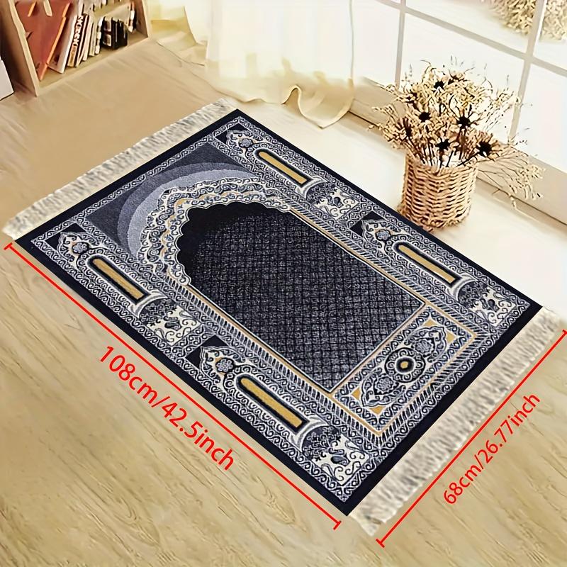 VIKAMA Muslim Prayer Mat Foldable Prayer Mat for Men and Women Portable Hotel Travel Prayer Rug Ramadan Eid Gift