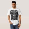 Viking Design T Shirt Vintage Stretched Streetwear Unisex Versatile Fashion Graphic Comfortable Breathable Casual