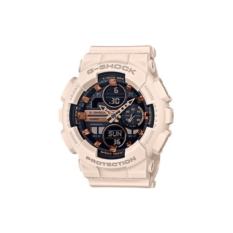 Casio Men's Black G-Shock Waterproof Shockproof Sports Watch Quartz Movet Resin Strap Wo Watches Gma-S140m-4Aprd