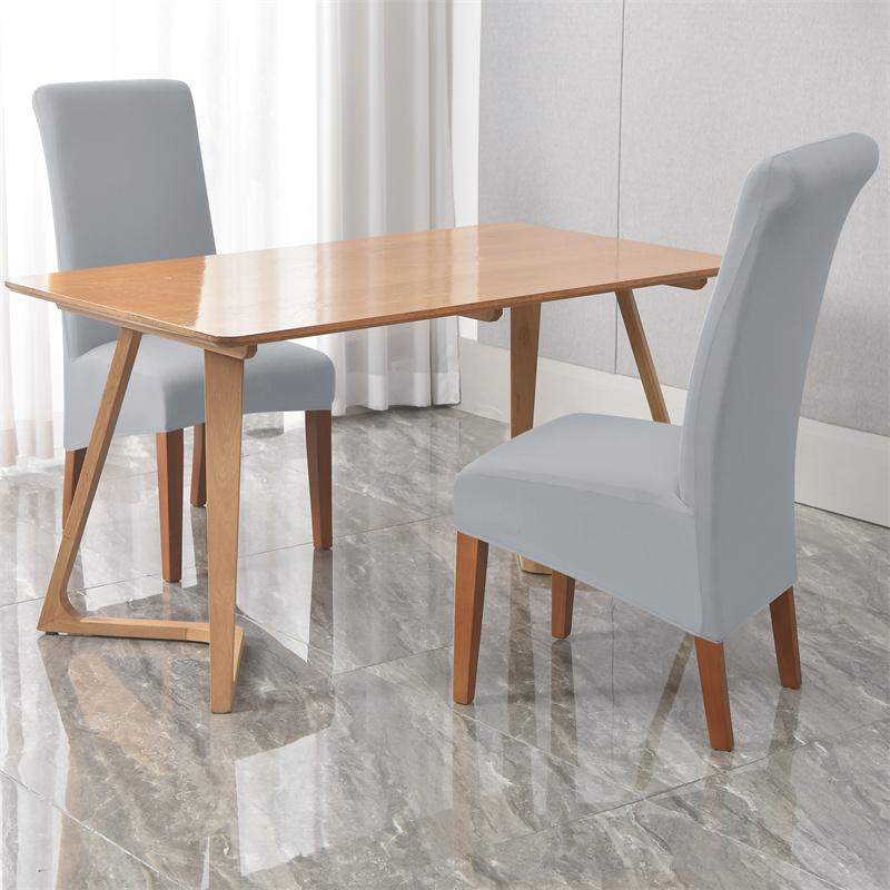 Nordic Abnehmbare Anti-Schmutz Sitz Stuhl Abdeckung Spandex Küche Abdeckung Für Bankett Hochzeit Abendessen Restaurant Moderne Wohnkultur