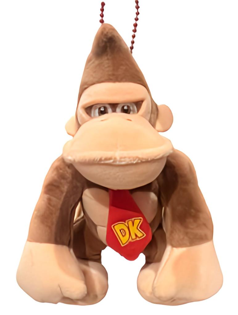 Lanț de pluș Donkey Kong din Studios Japan USJ, Super Nintendo World, Donkey Kong Country, suvenir popular, produse Univa, prezent [Universal Limited] (1 bucata)
