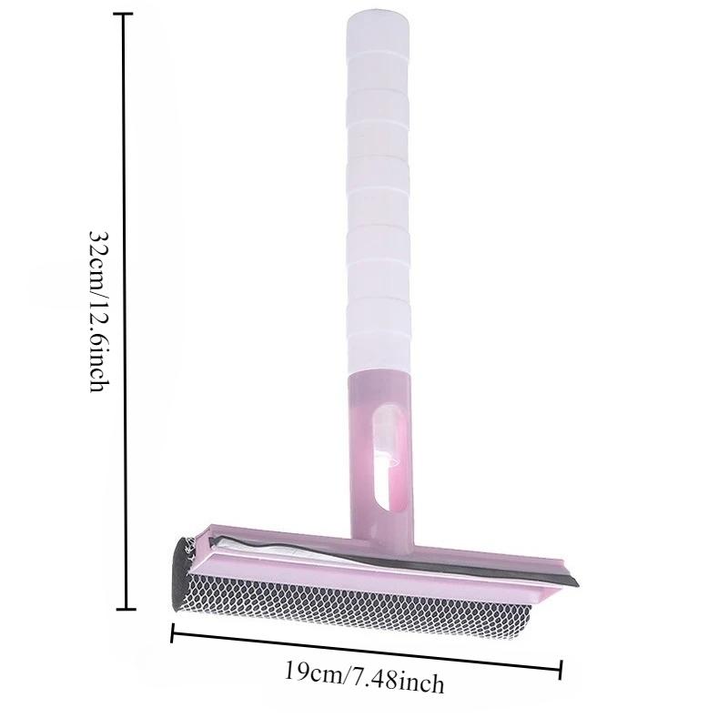 Cleaner Glass Wiper Multifunctional Household Window Toilet Tool Double-sided Wipe Window Cleaner Squeegee Kitchen Accessories
