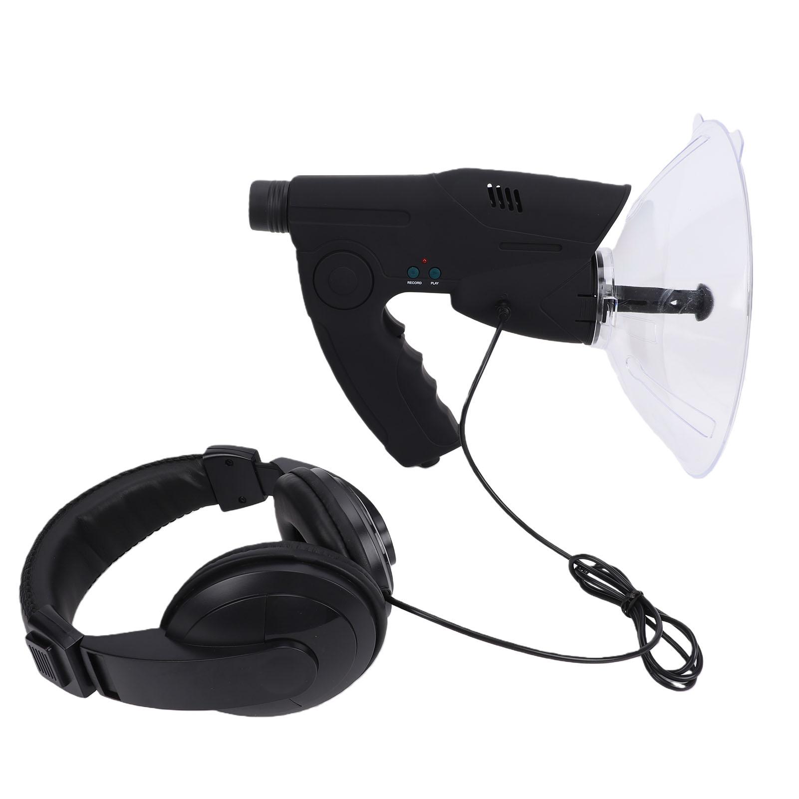 

Bird Sound Amplifier 8X Magnification Observing Distance Listening Device with Headphone