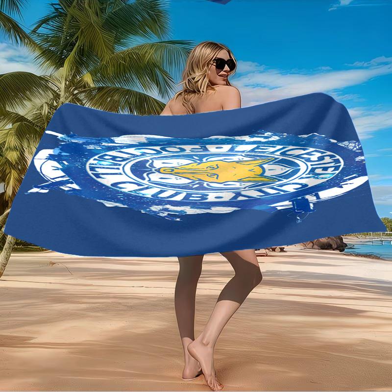 Leicester City Football Club Strandtuch Mikrofaser Strandtuch, Leicht und Schnelltrocknend, für Sommerreisen, Schwimmbad Fan Geburtstagsgeschenk