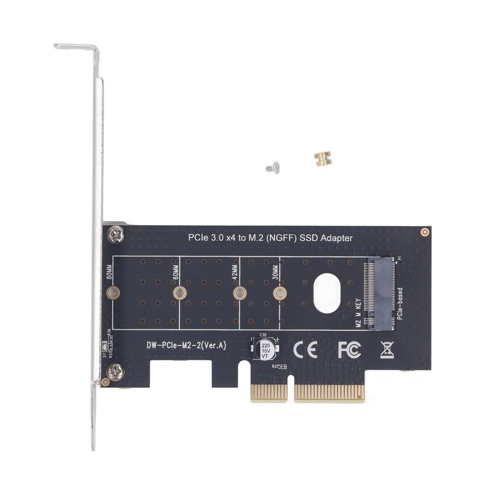 PCIe 3.0 X4 zu M.2 NGFF SSD Adapter High Speed PCI Express zu M.2 Erweiterungskarte für Computer