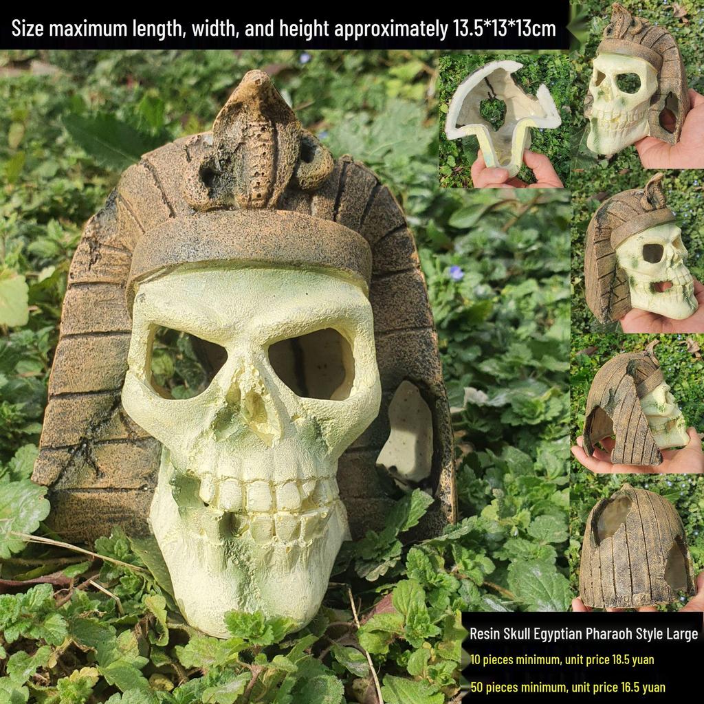 Akril Hüllőtenyésztő Doboz Dekoratív Koponyával