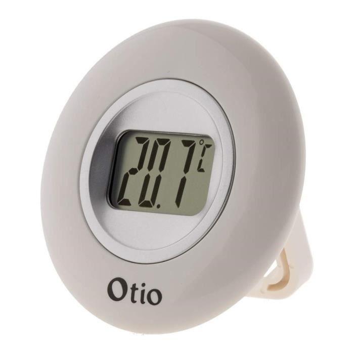Thermomètre D'intérieur D: 77m Écran LCD - Blanc