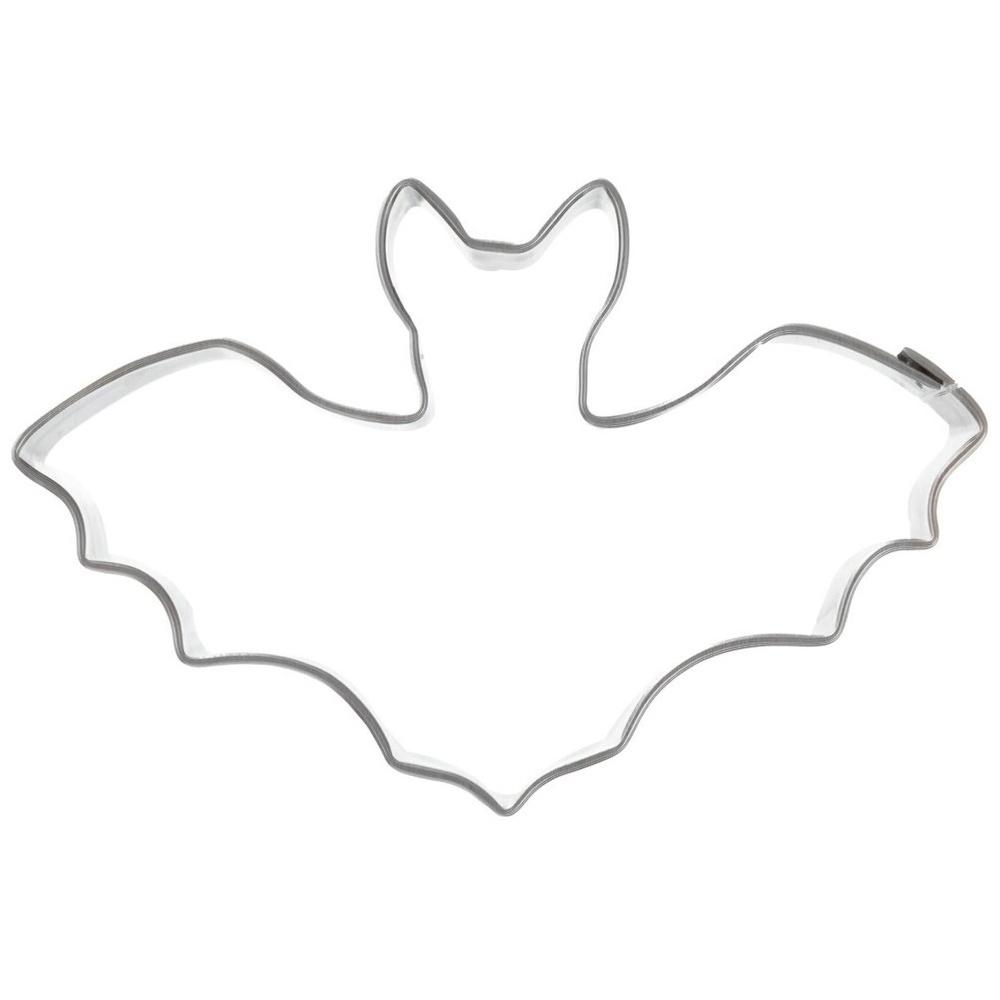 Steel bat cookie cutter 8 cm