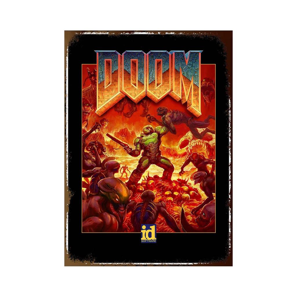 Cartoon Anime Signs Double Dragon Movie Poster Vintage Decoration Wall Metal Tin Sign Garage Tin Board Painting Art Plate Sig